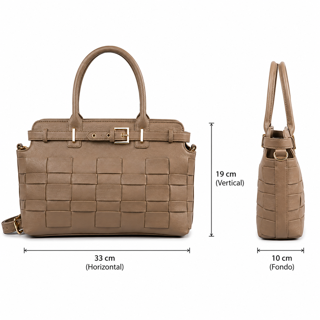 Bolso Mujer Trenzado Urban Chic 1022