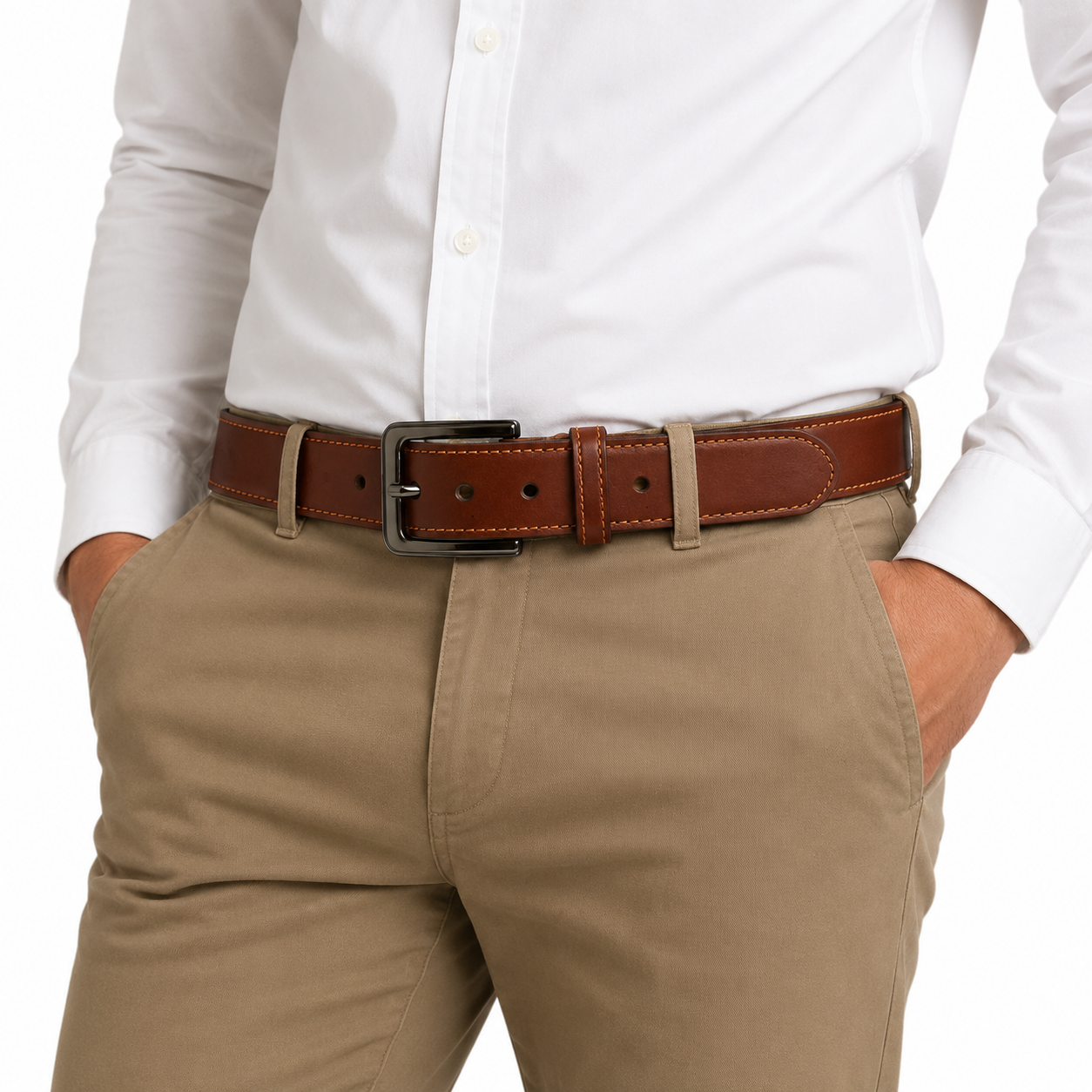 Correa Hombre Cuero 2055