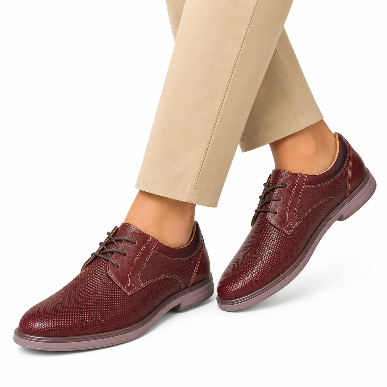 Zapato Hombre Cuero Oxford 3314