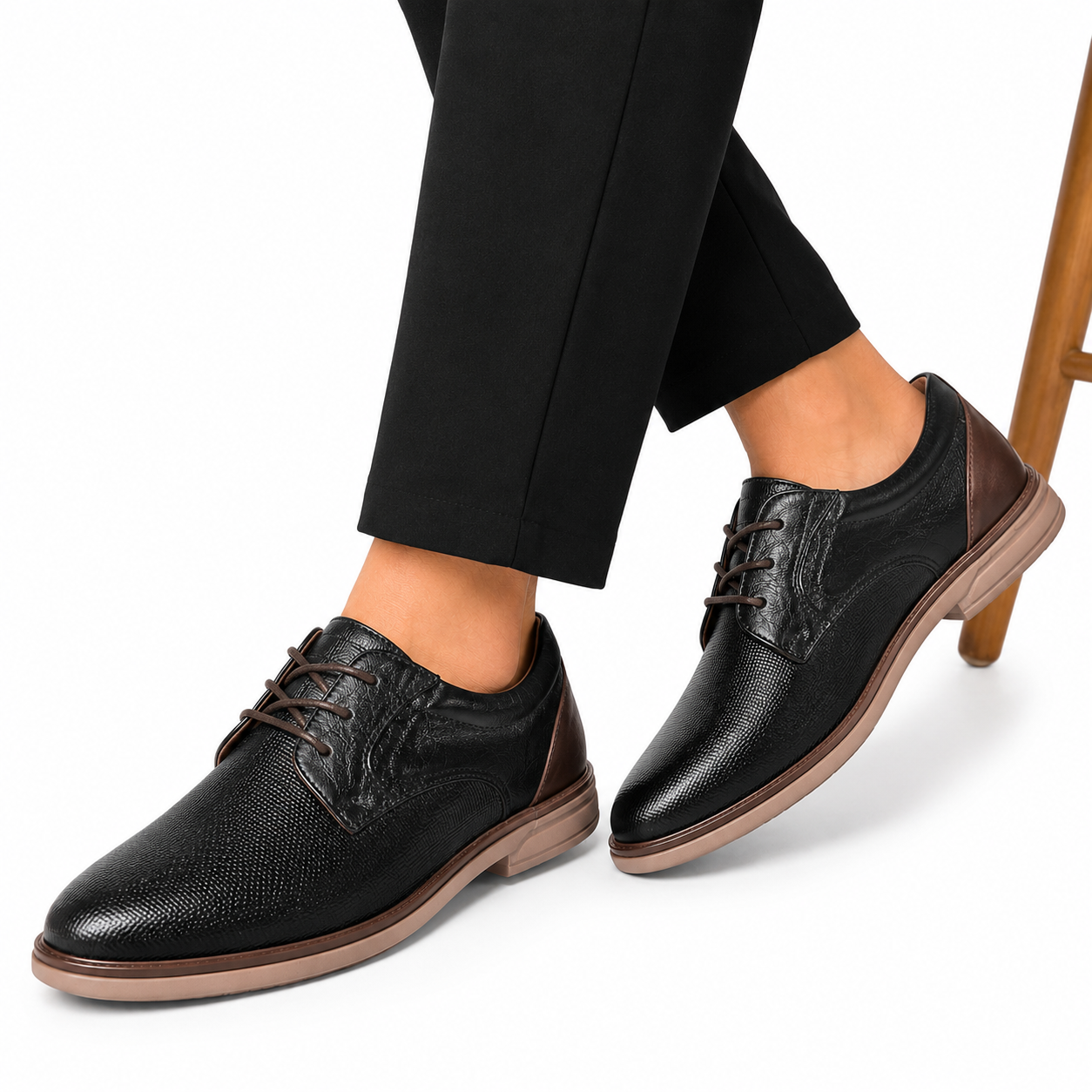 Zapato Hombre Cuero Oxford 3314