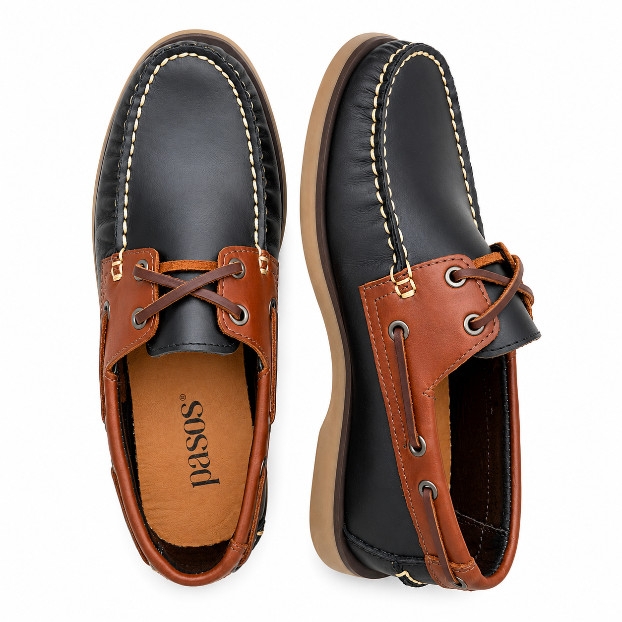 Mocasín Hombre Cuero Náutico clásico 3322