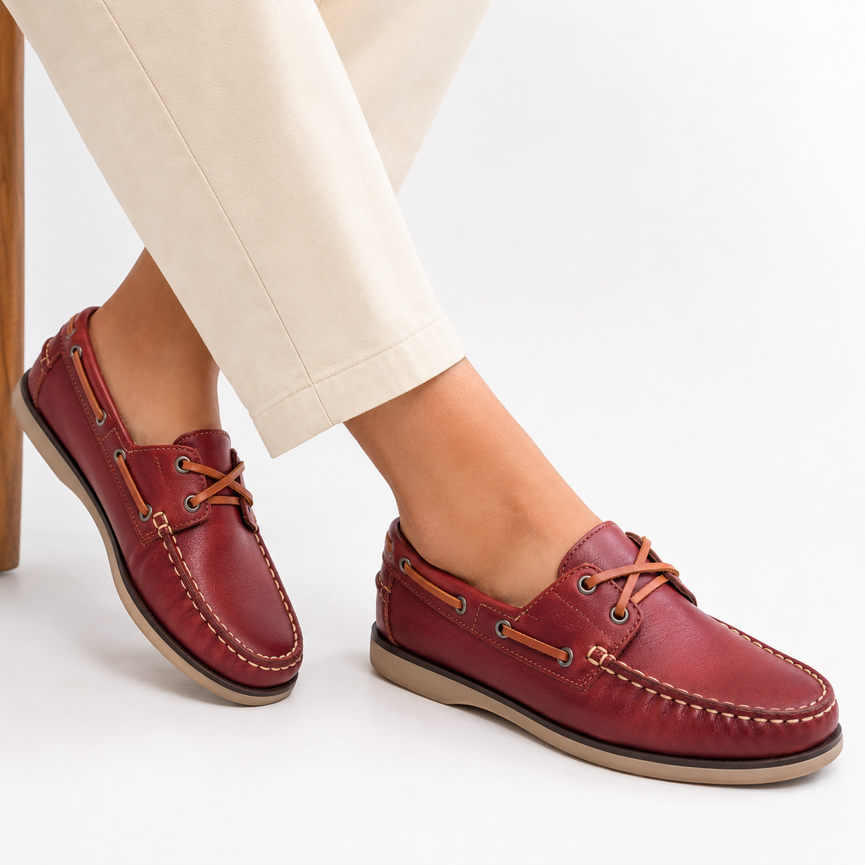 Mocasín Hombre Cuero Náutico clásico 3322