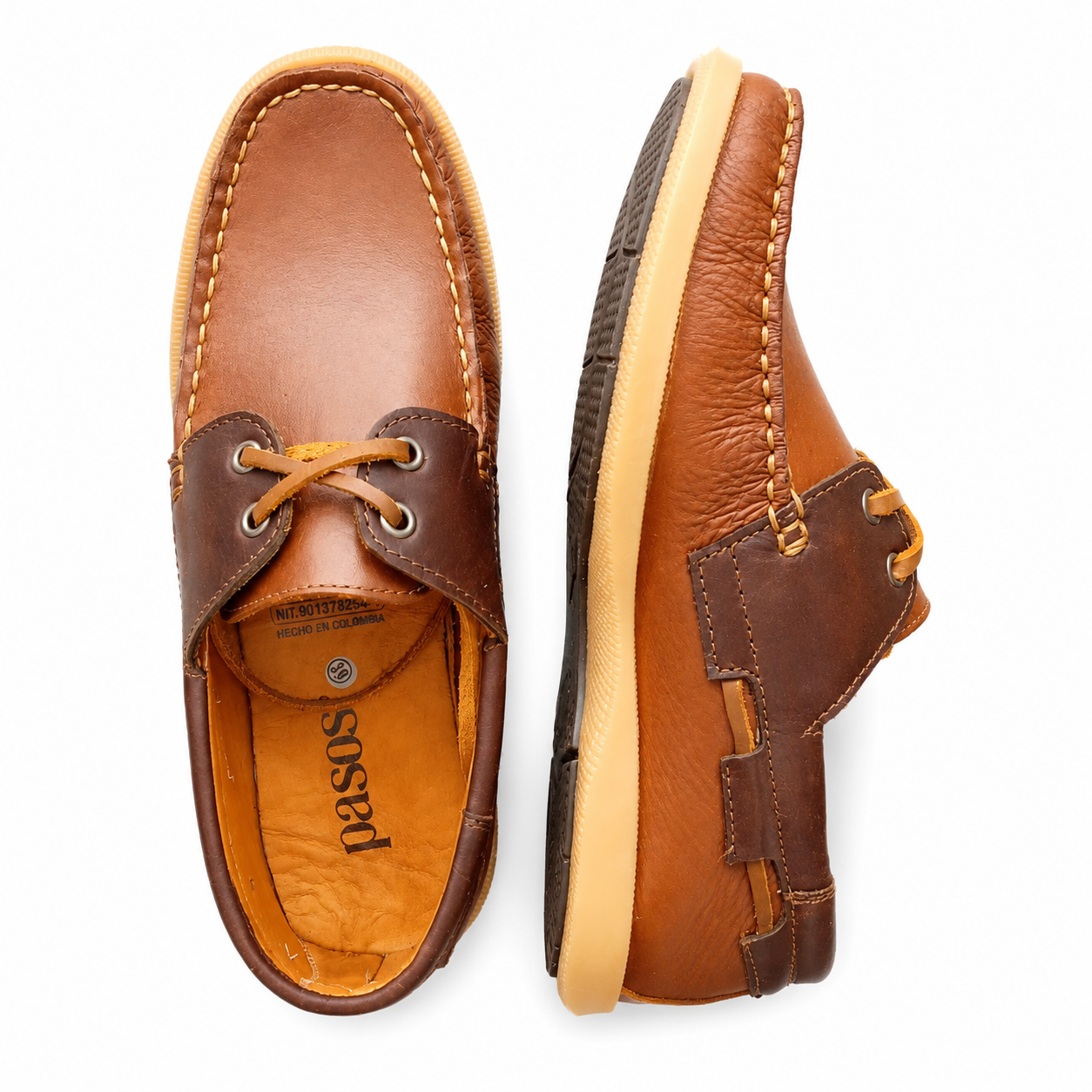 Mocasín Hombre Cuero Alcides 3323