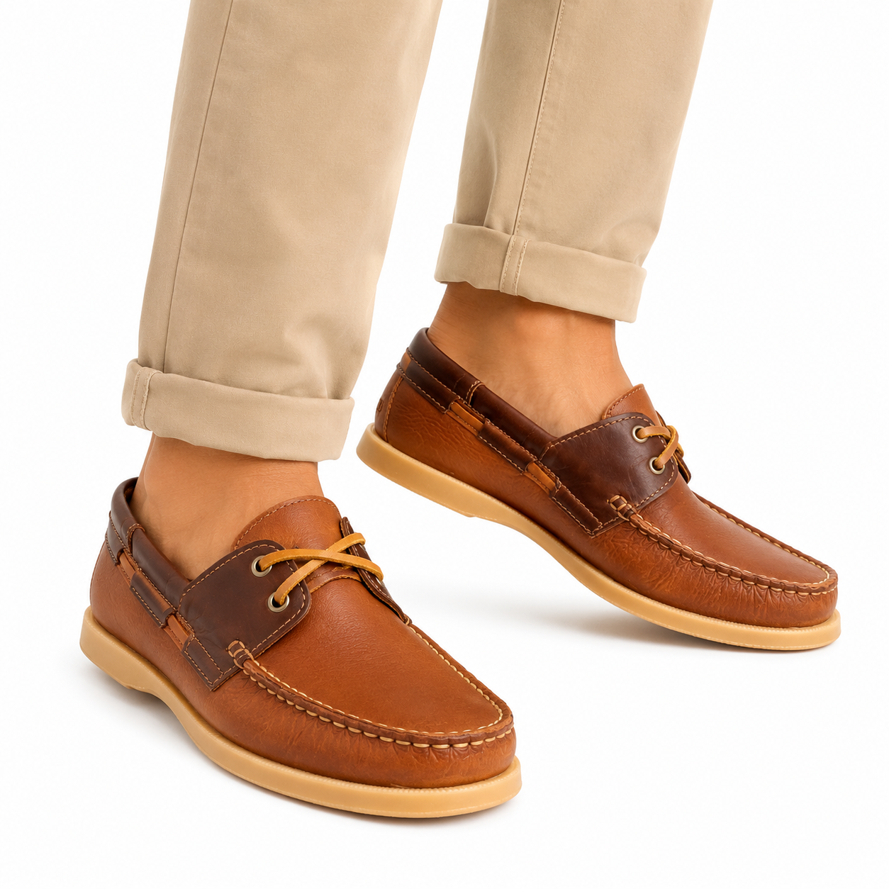 Mocasín Hombre Cuero Alcides 3323