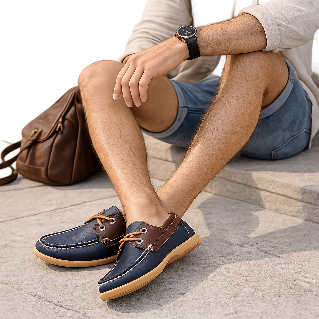 Mocasín Hombre Cuero Alcides 3323