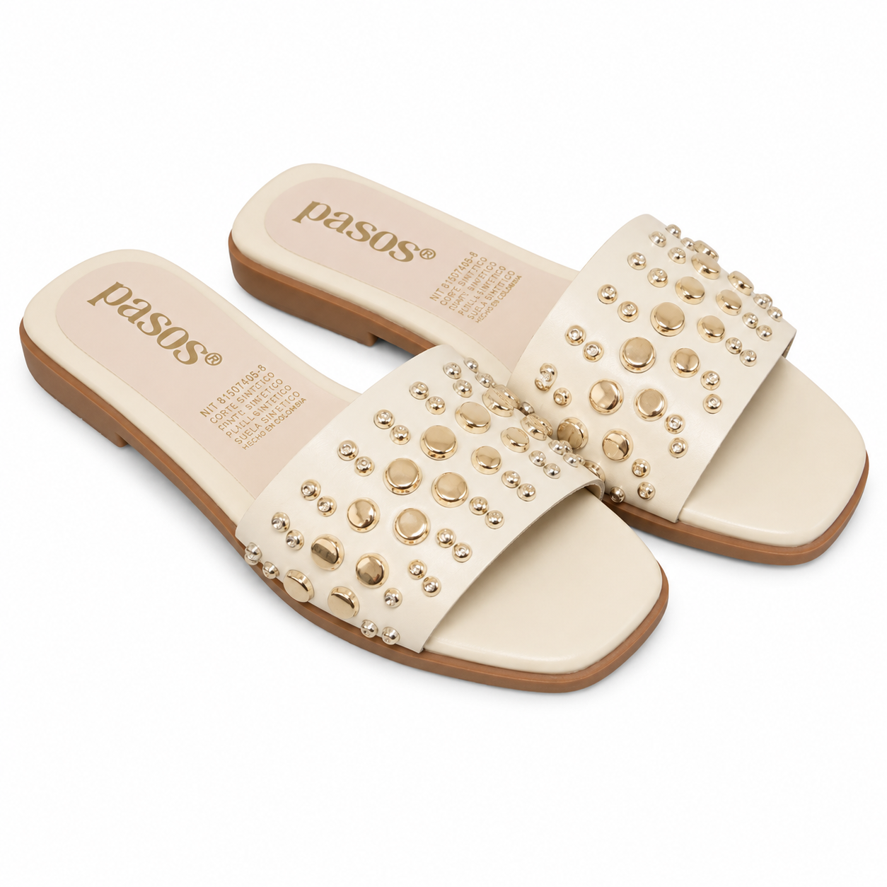 Sandalia Plana Mujer Glitz 8208