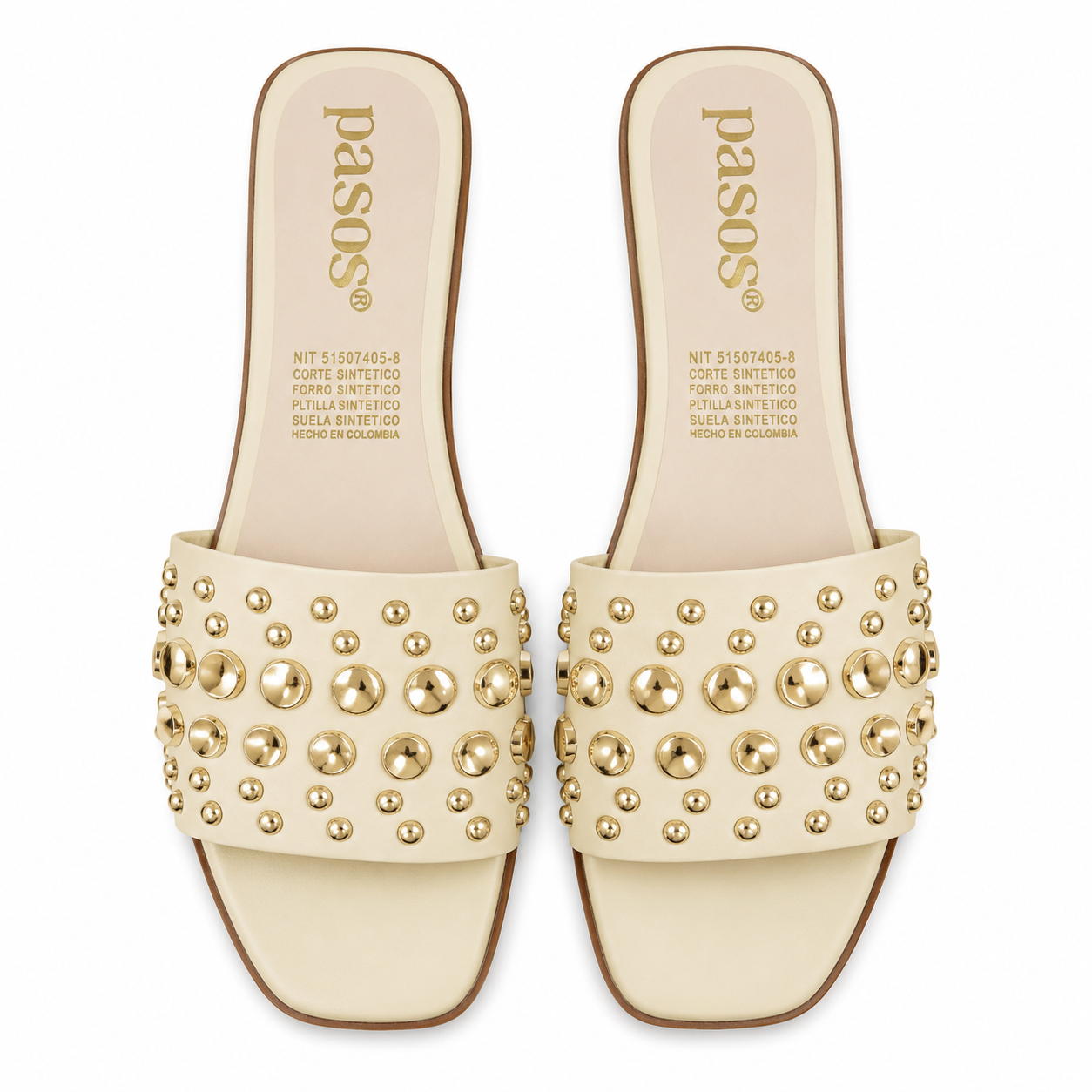 Sandalia Plana Mujer Glitz 8208
