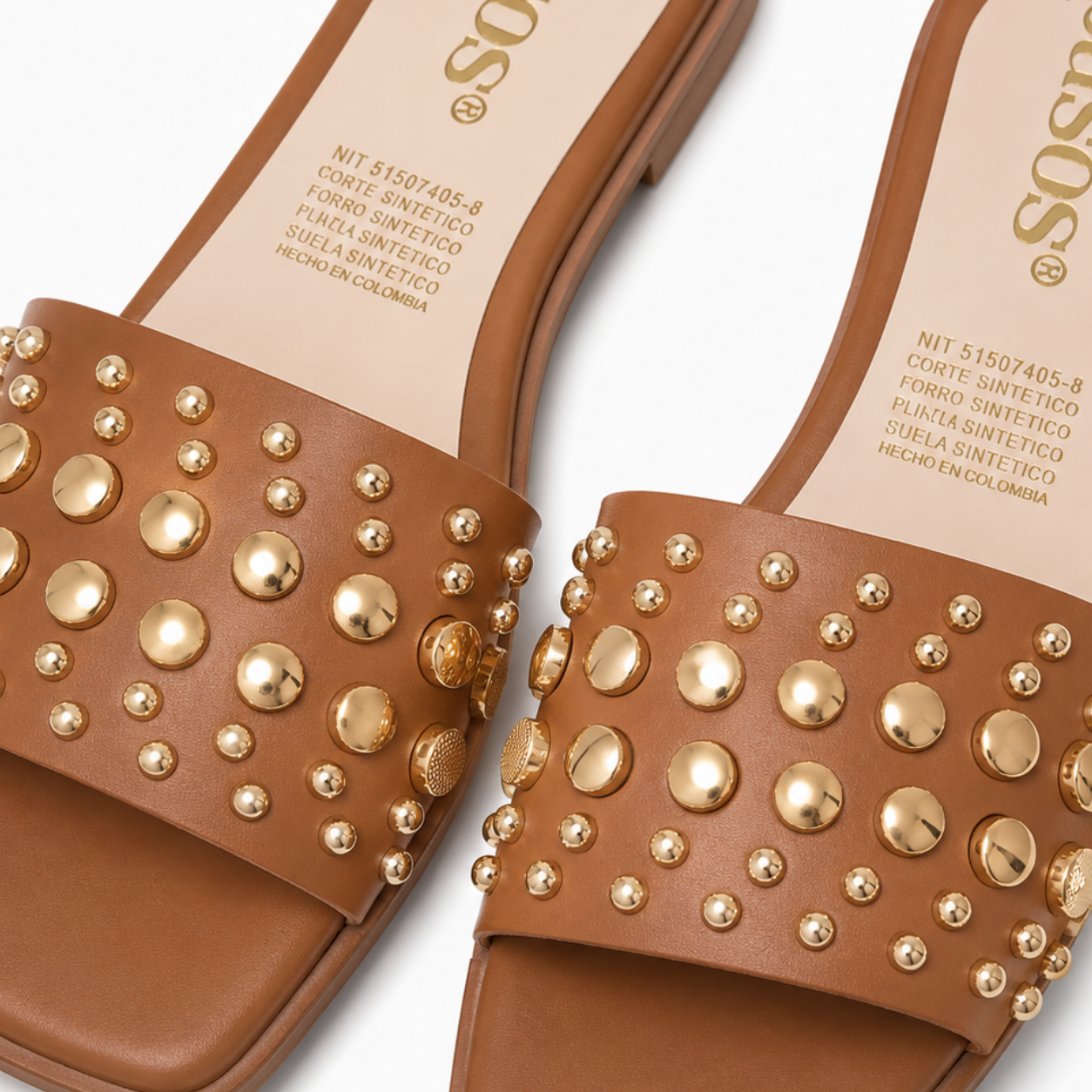 Sandalia Plana Mujer Glitz 8208