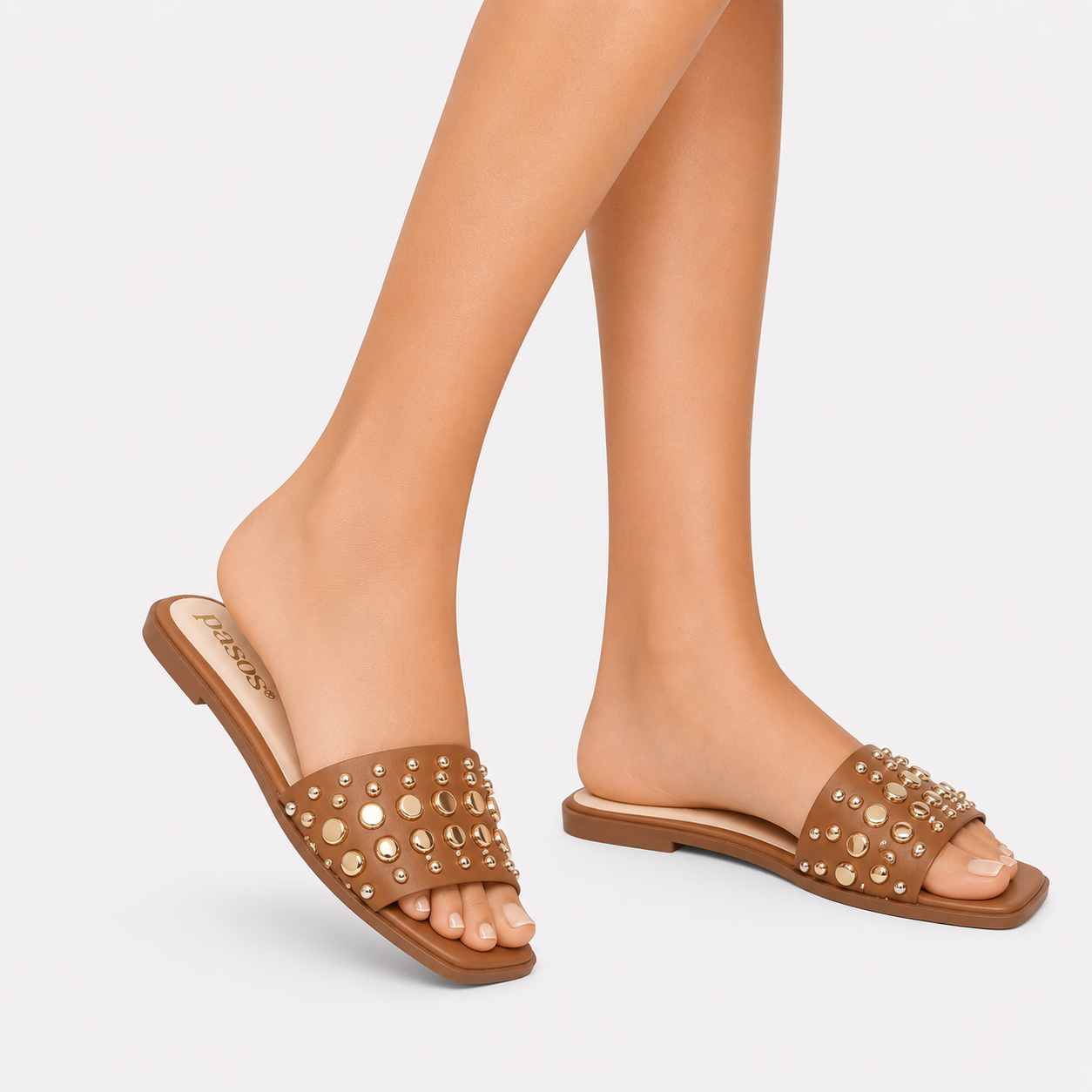 Sandalia Plana Mujer Glitz 8208