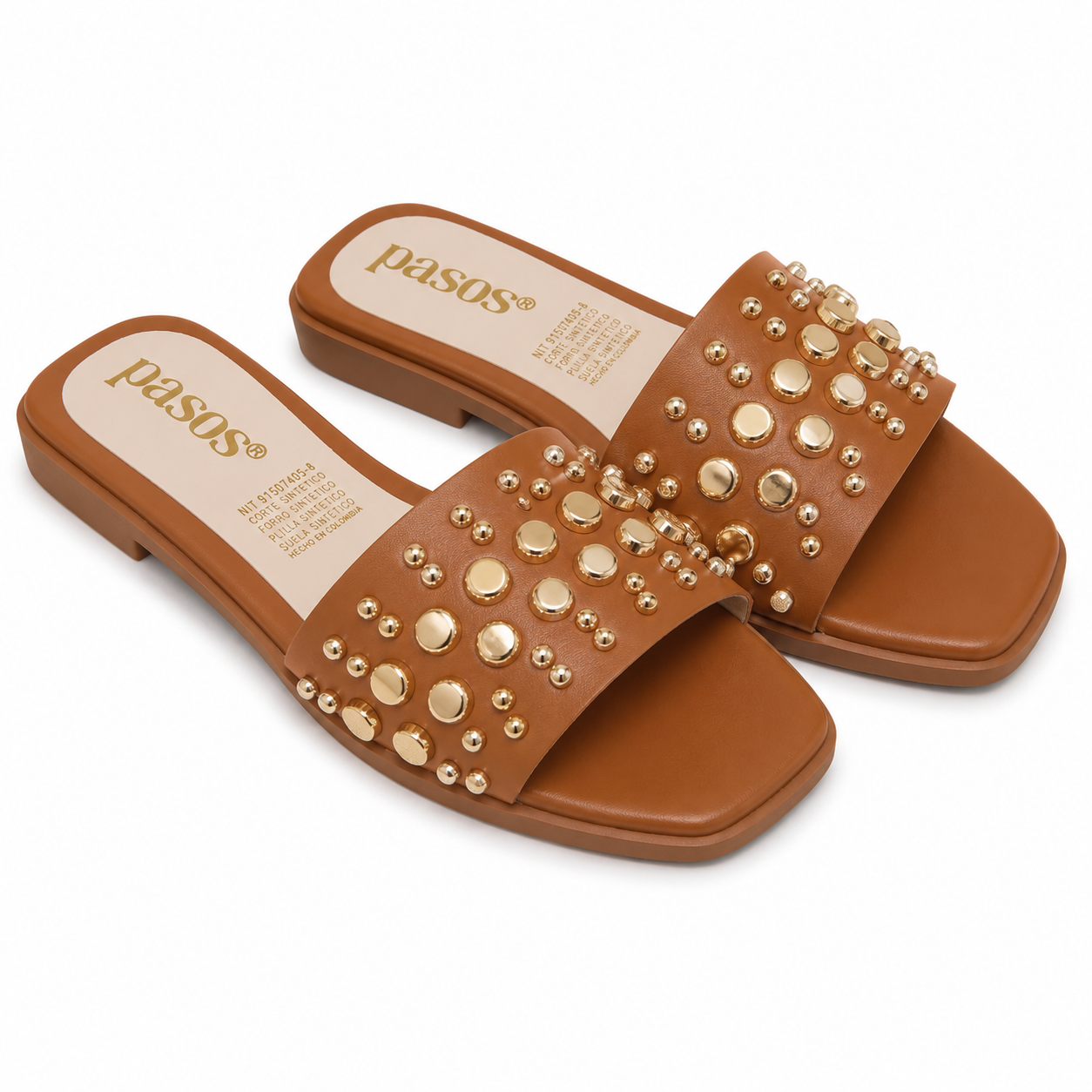 Sandalia Plana Mujer Glitz 8208