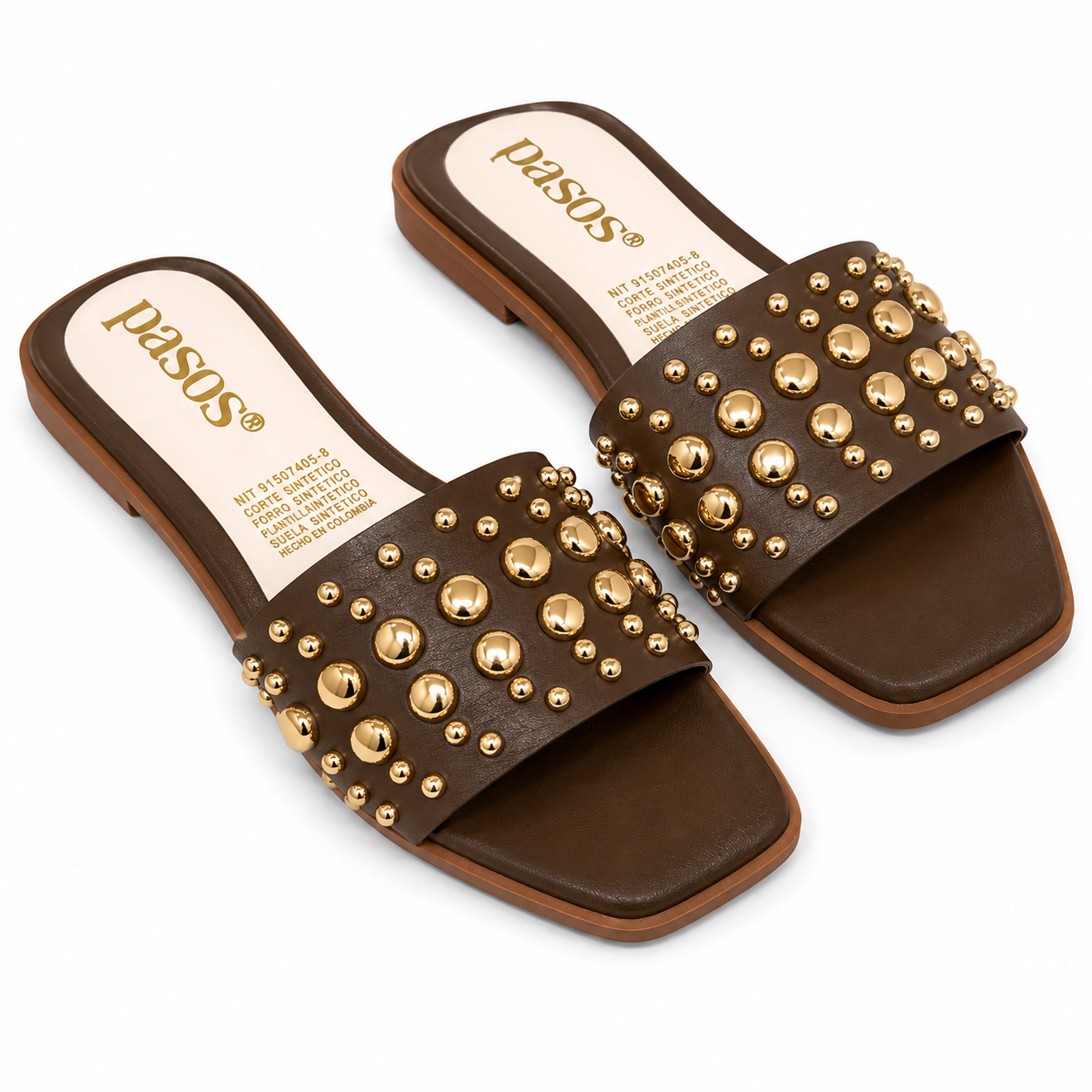 Sandalia Plana Mujer Glitz 8208