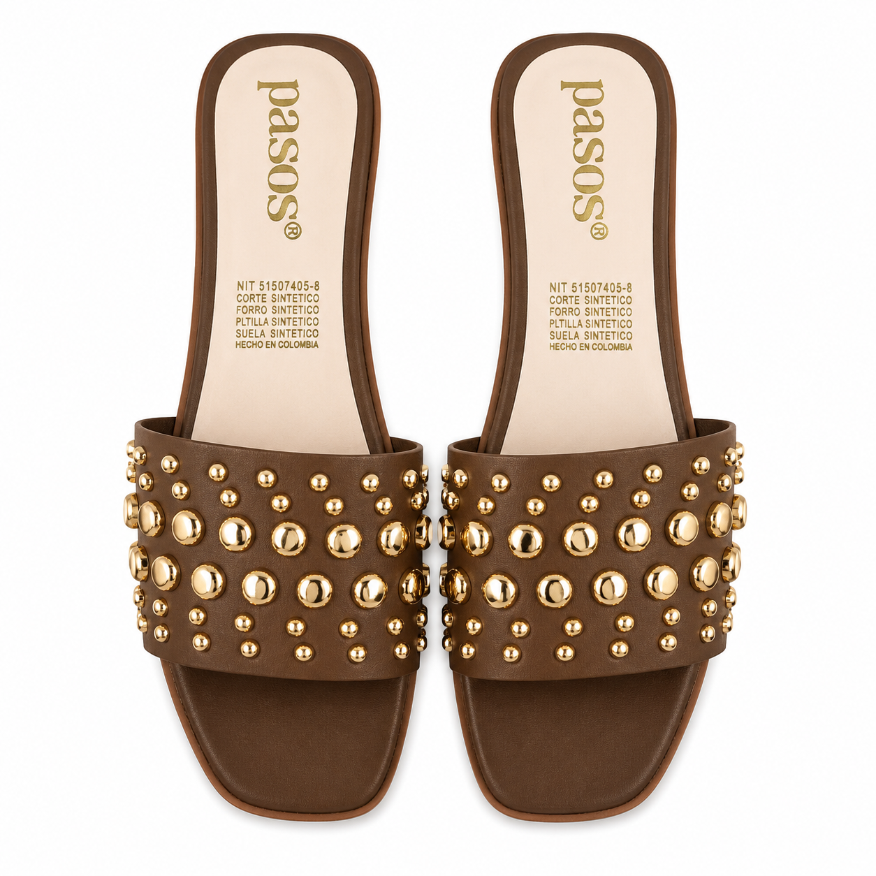 Sandalia Plana Mujer Glitz 8208