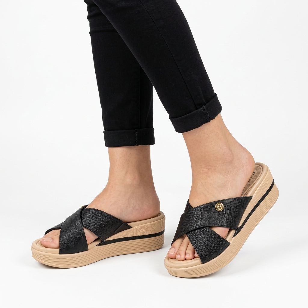Sandalia Mujer Cruzada Serena 8238