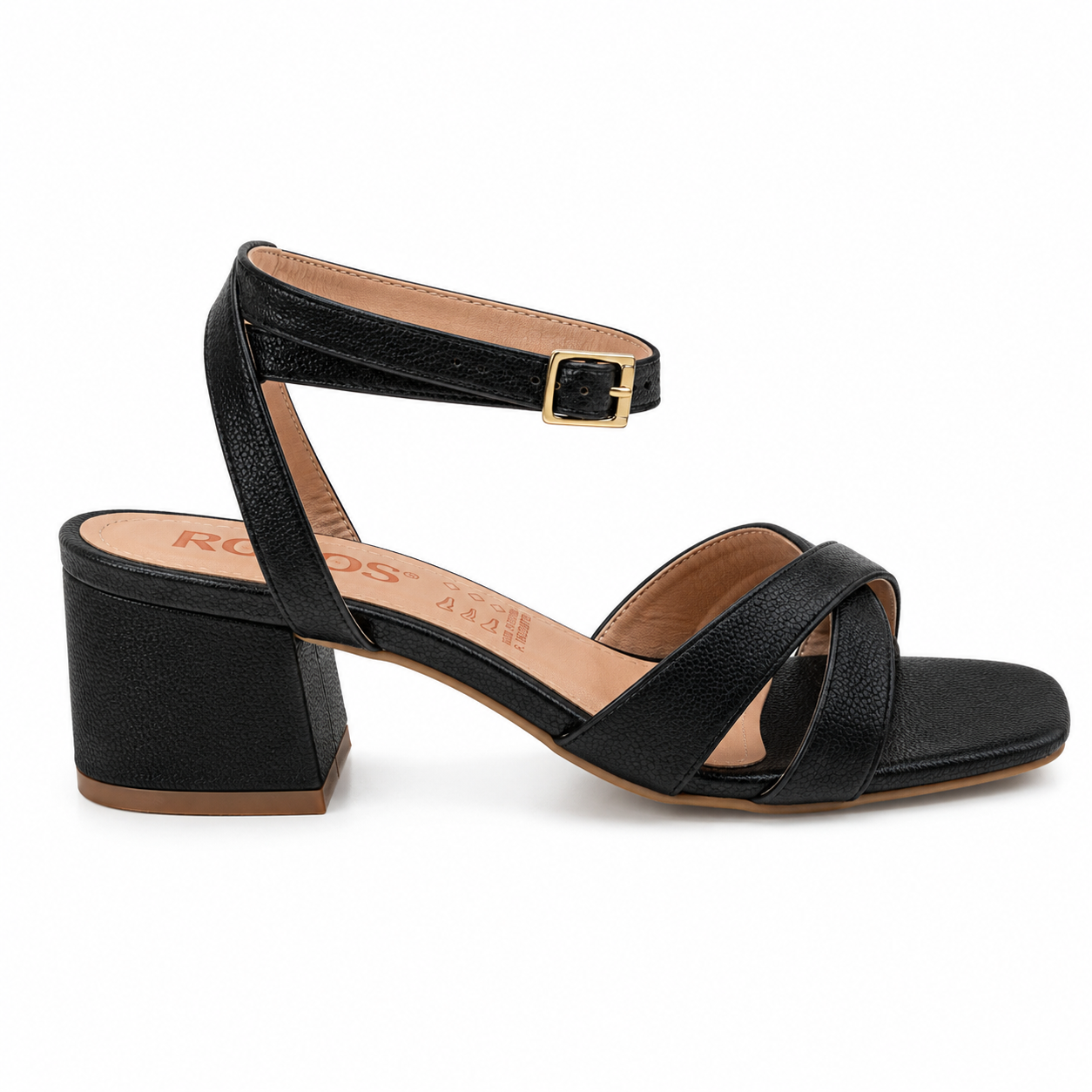 Sandalia de Tacon Mujer Tiras Cruzadas 8179