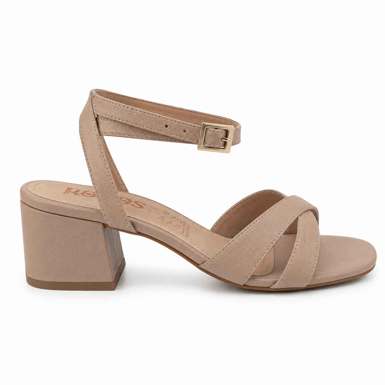 Sandalia de Tacon Mujer Tiras Cruzadas 8179