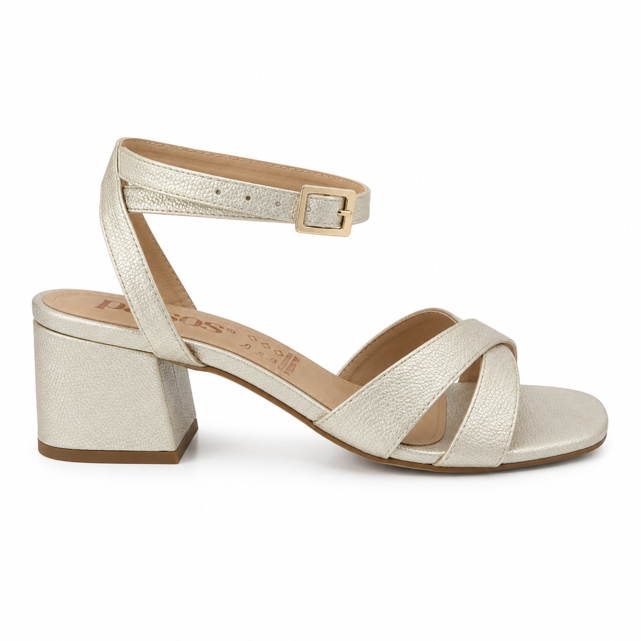 Sandalia de Tacon Mujer Tiras Cruzadas 8179