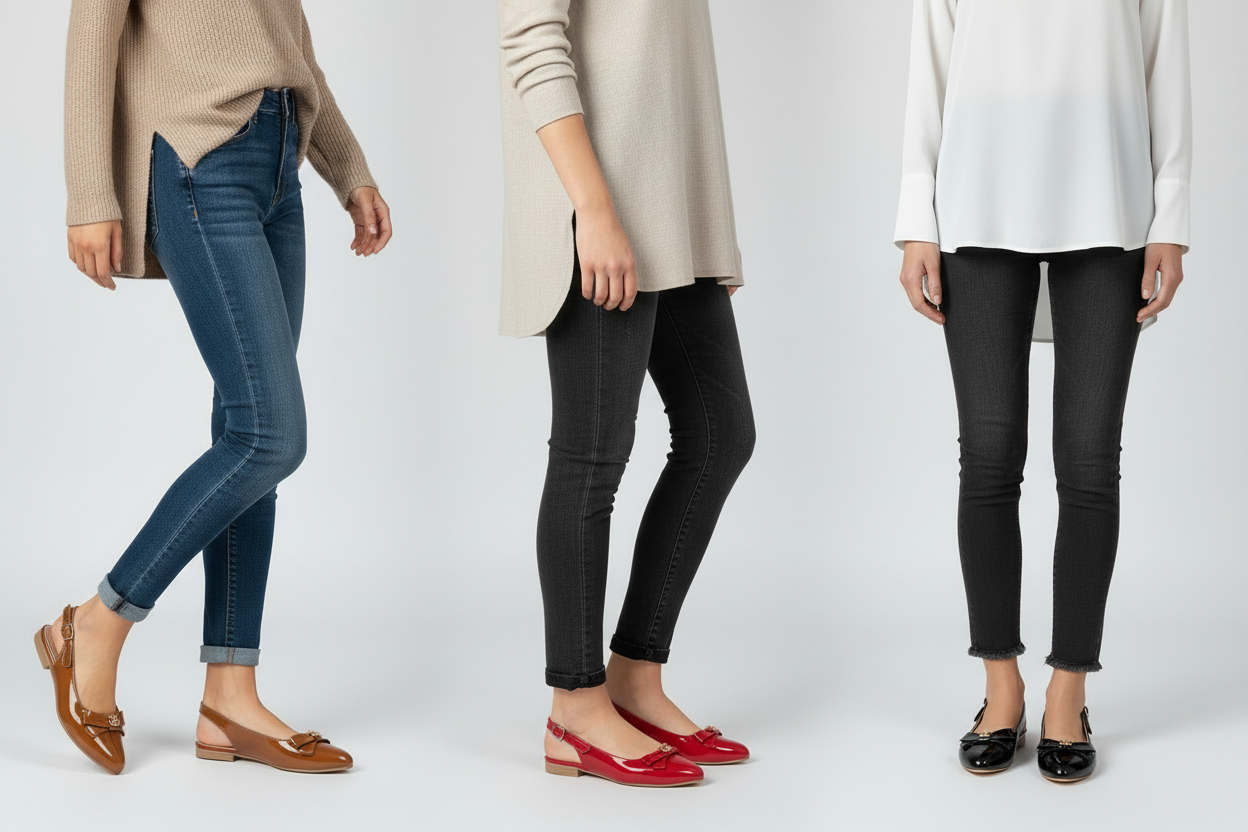 Banner Baleta Destalonada Mujer Lazo Herraje 8143