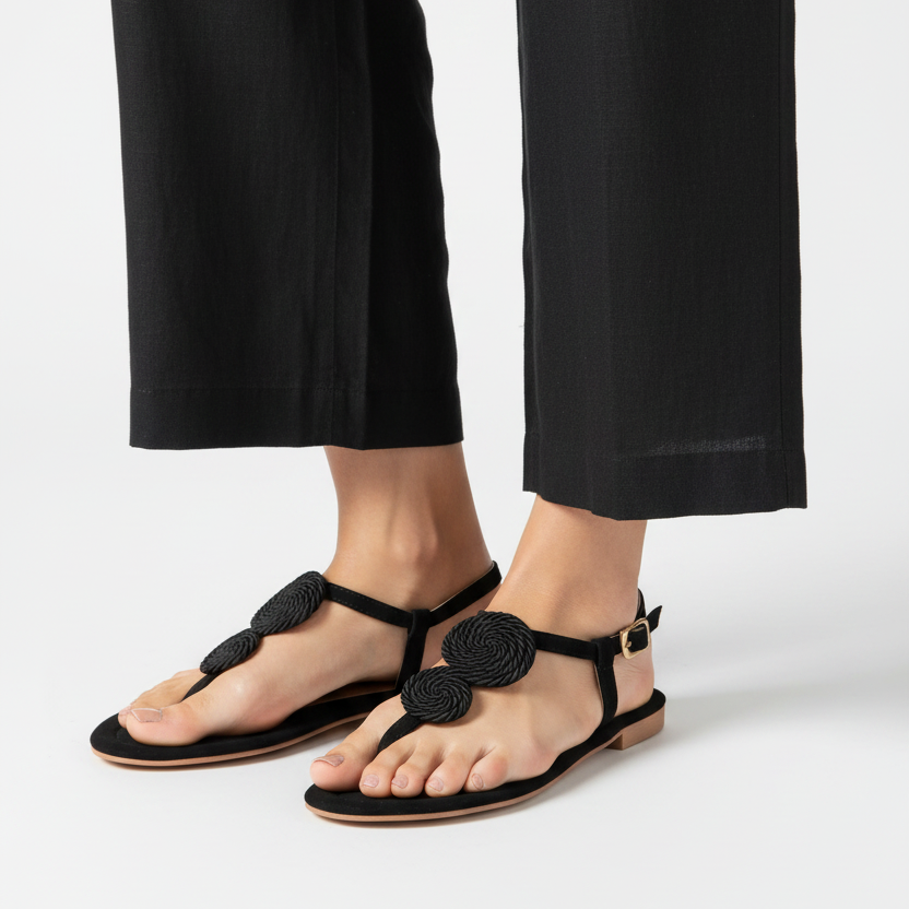 Modelo estudio sandalia PASOS 7941 negra