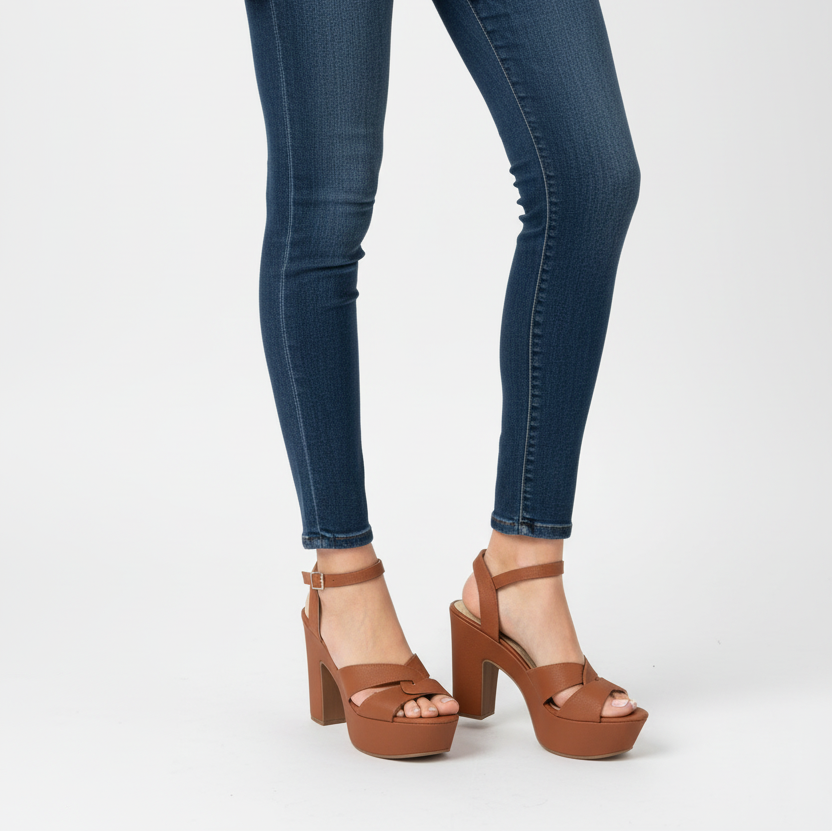 Modelo toma cerrada café