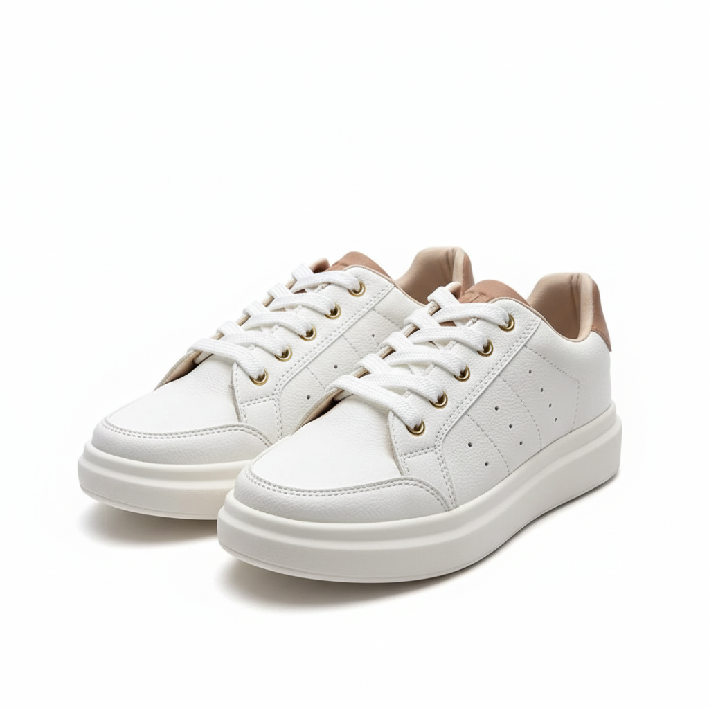 Par de zapatos Ref 7805 Blanco - vista angular