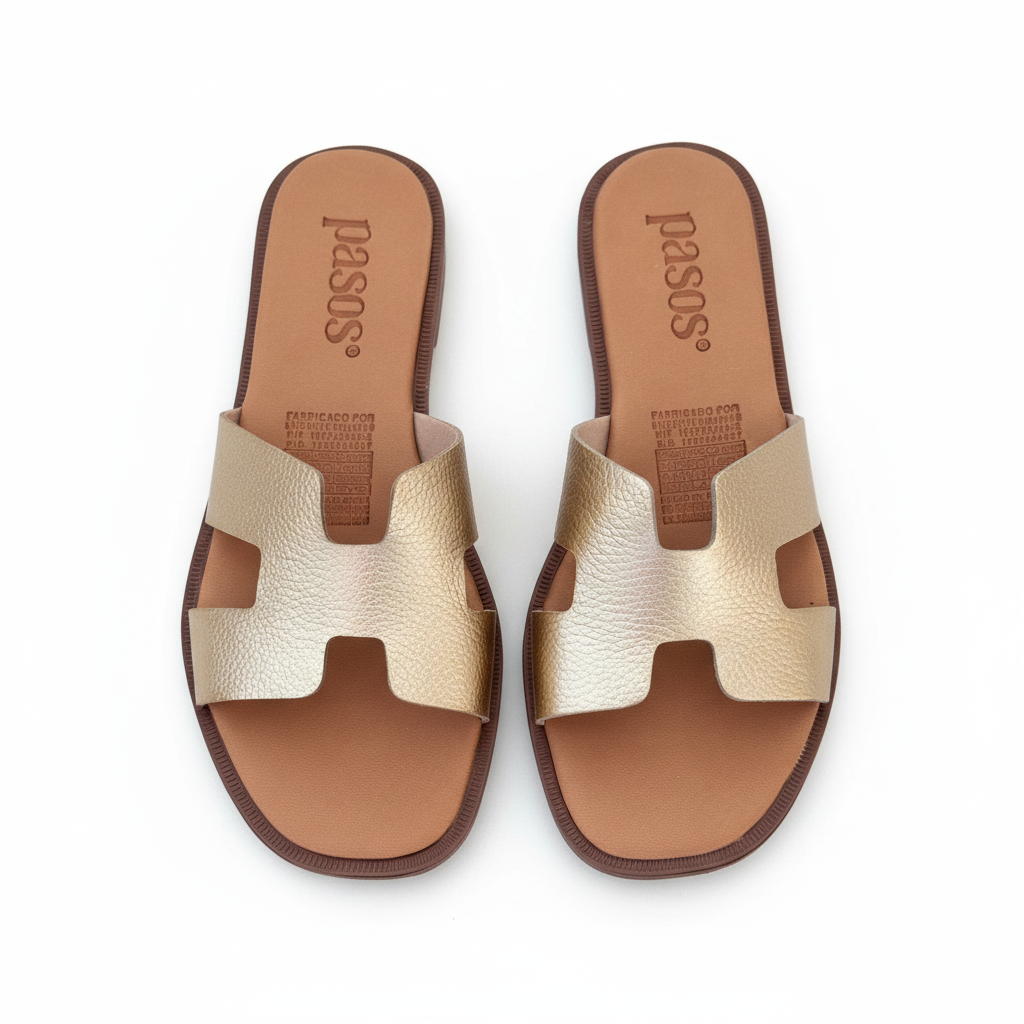 Sandalia 8027 dorada vista superior