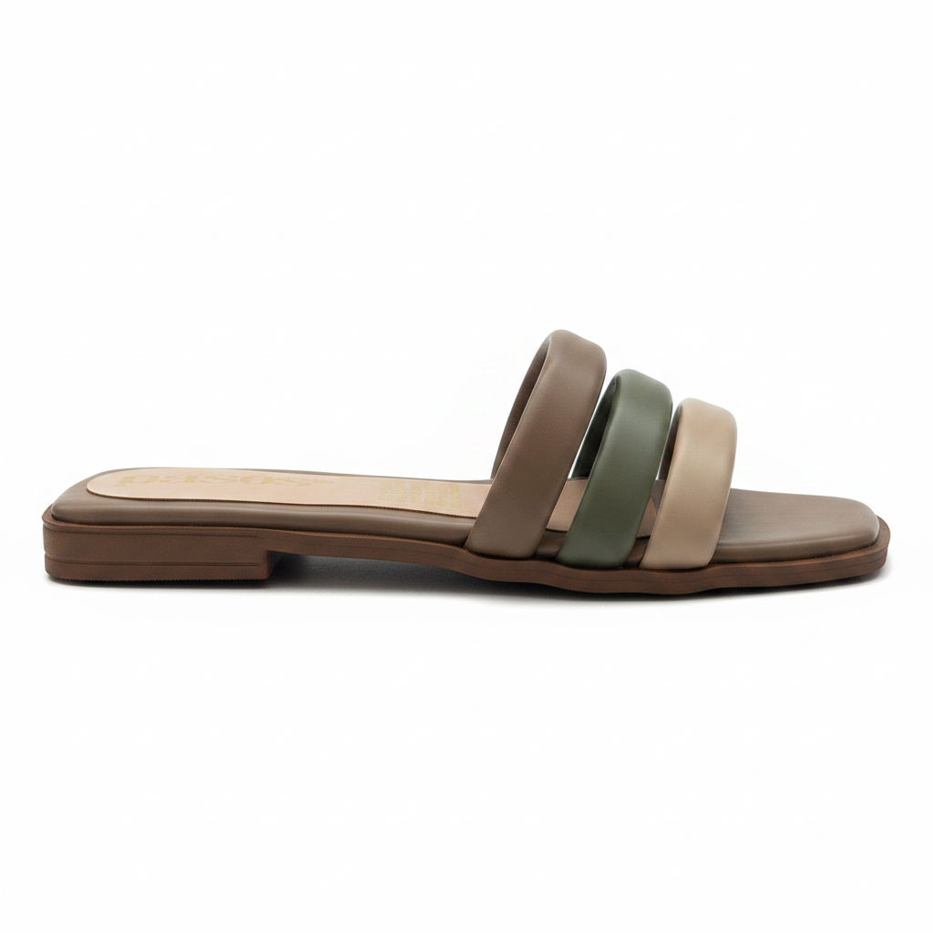 Sandalia PASOS 8156 verde vista lateral