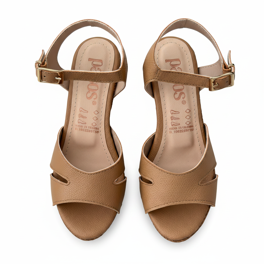 Sandalia PASOS 8200 camel vista aérea