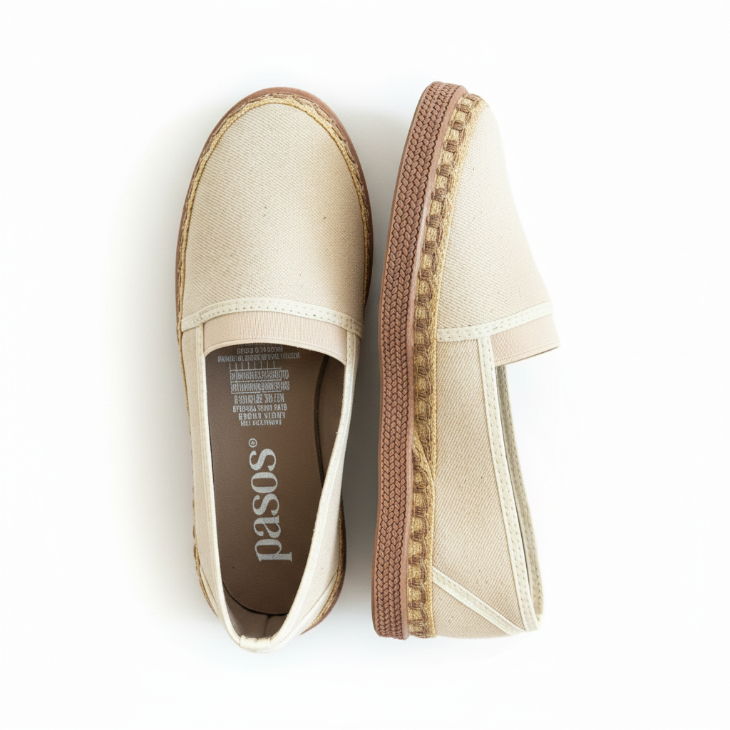 Vista aérea alpargata beige