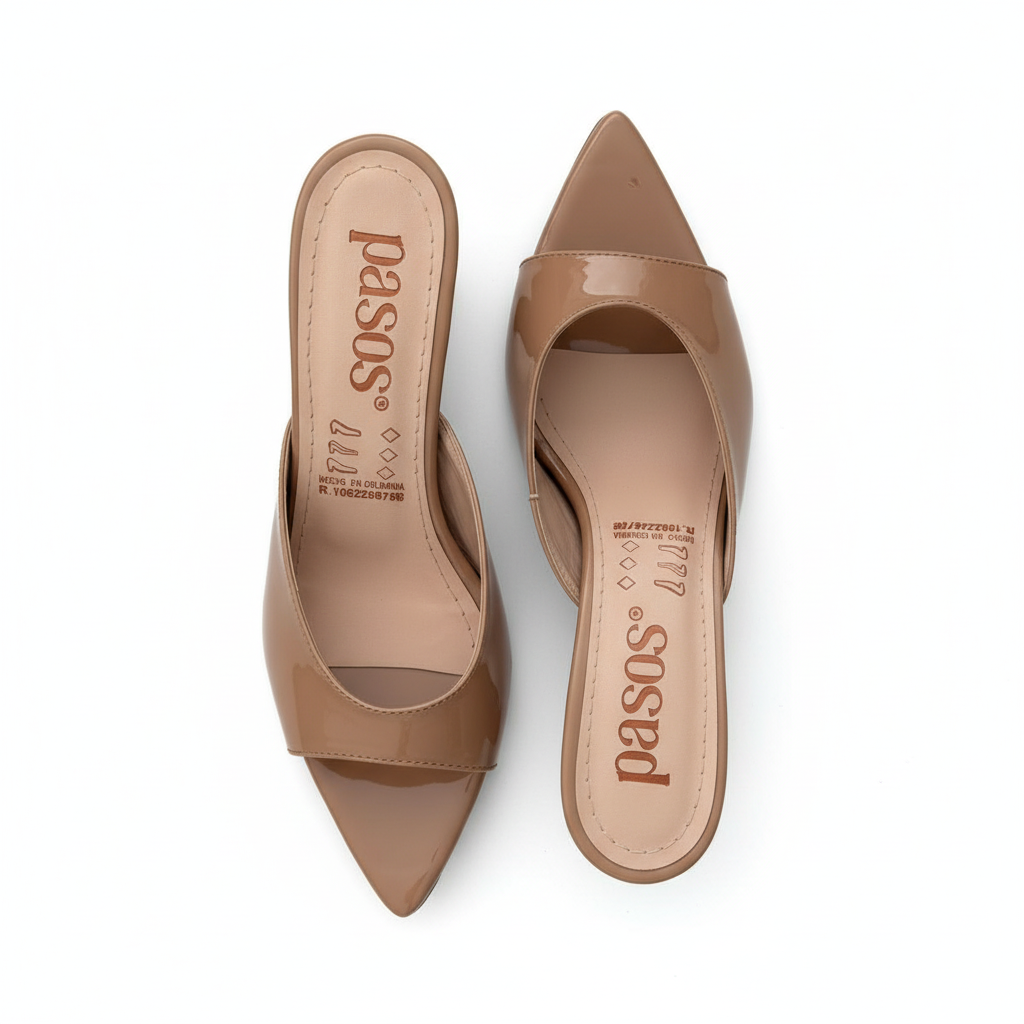 Vista aérea mule nude charol