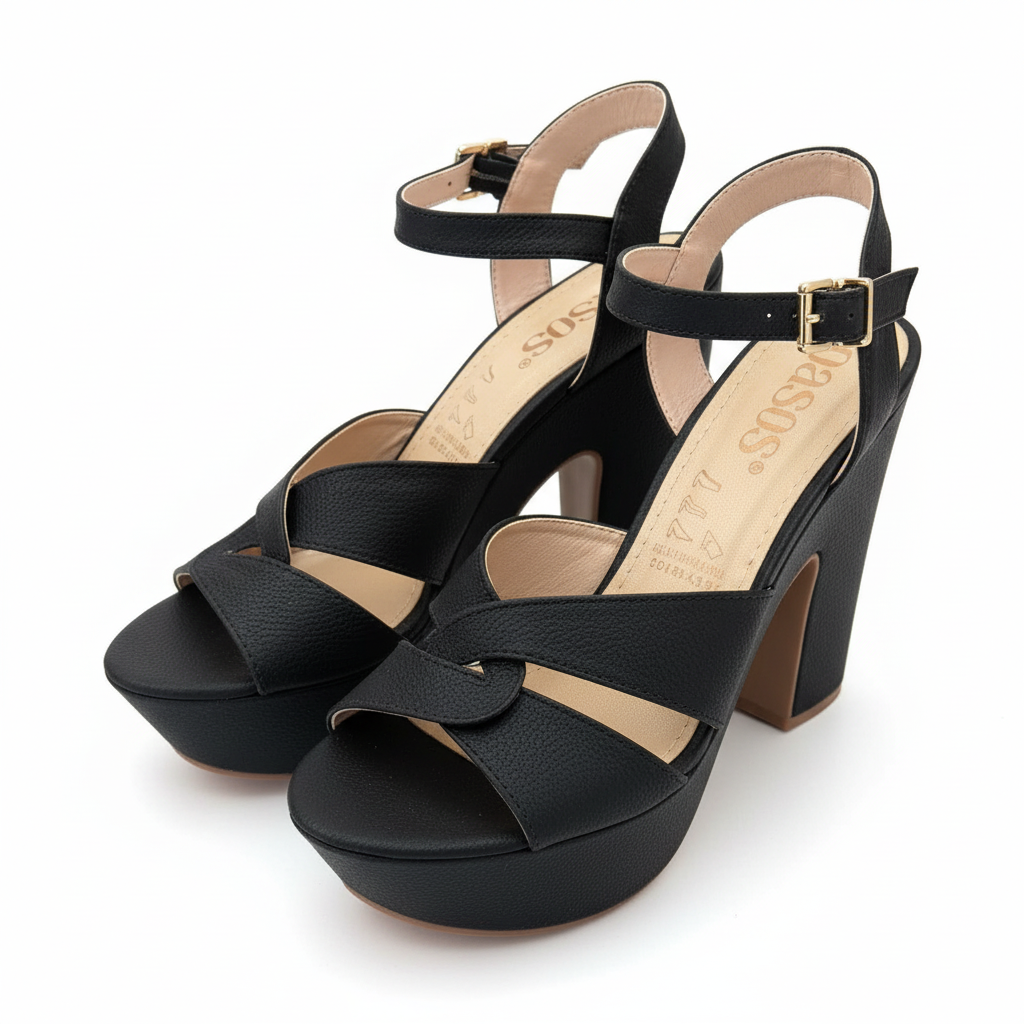 Vista angular frontal negra - ángulo mejorado